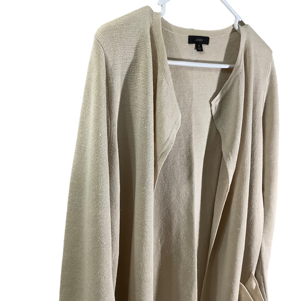 J. Crew Open Front Long Cardigan - Picture 2 of 6